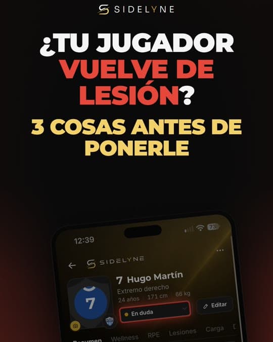 La vuelta tras una lesión